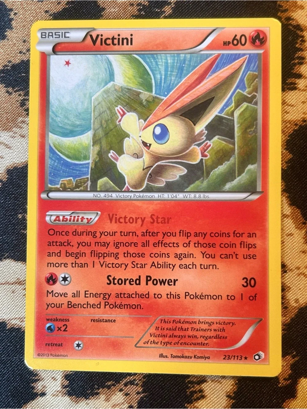 Pokemon TCG Card 2013 Legendary Treasures - Victini